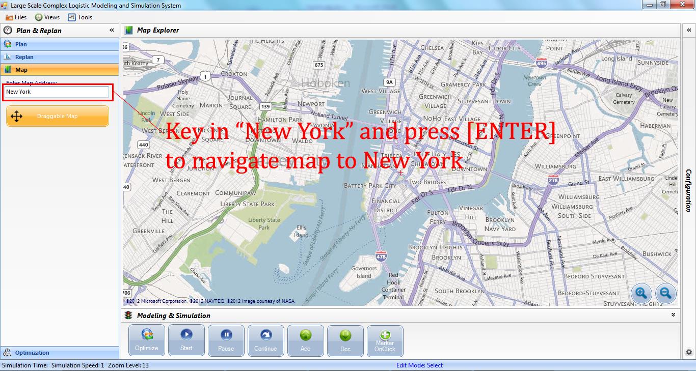 Map Navigation Features