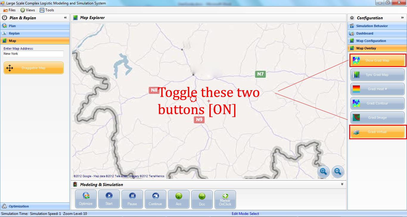 Gradient Virtual Map